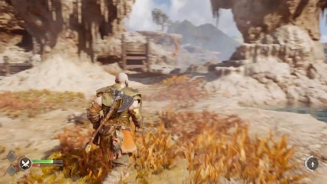God of War Ragnarok Aurvangar Wetlands Walkthrough 5th Boat Dock Get to Geyser Inside Cauldron смотреть онлайн