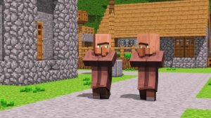 ПЕСНЯ ПРО ДЕРЕВЕНСКОГО ЖИТЕЛЯ | Майнкрафт (не пародия) САНДЕР