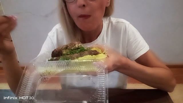 МУКБАНГ Борщ люля пюрэ смотреть онлайн