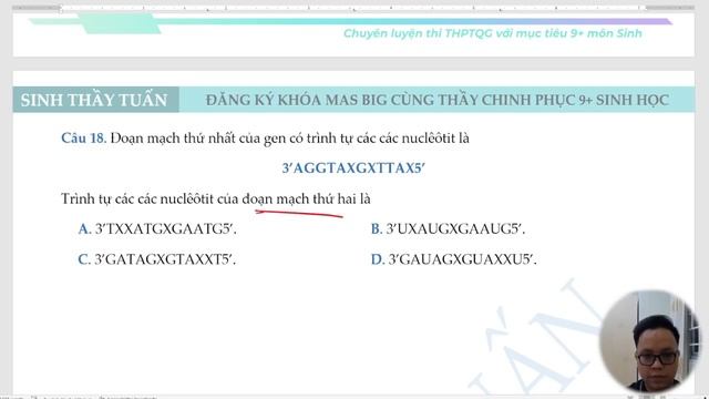 Học lại từ đầu - Buổi 1 - Gen - mã di truyền смотреть онлайн