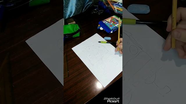 я только учусь рисовать и монтировать так что не судите строго #рисунок