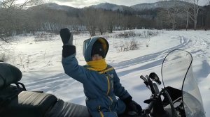 Первый выезд на снегоходе 2024-2025