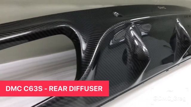 Carbon Fiber Rear Diffuser AMG C63s AMG by DMC смотреть онлайн