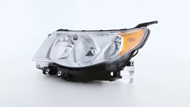 DNA Motoring 09-13 Subaru Forester OEM Chrome Housing Amber Corner Headlights смотреть онлайн