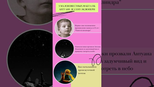 Три малоизвестных факта об Антуане де Сент-Экзюпери смотреть онлайн