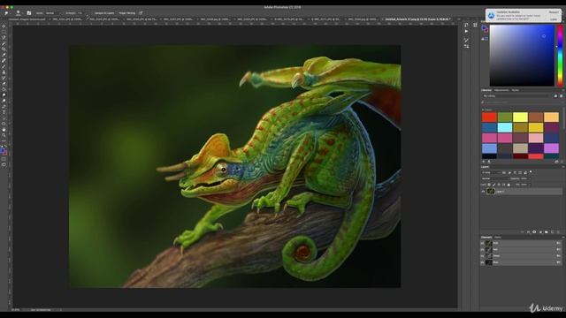 The Digital Painting. Lesson 12. Photorealistic Style. Part 86 - Depth of Field смотреть онлайн