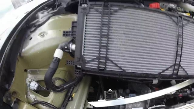 Tesla Model 3 radiator condenser cleaning смотреть онлайн