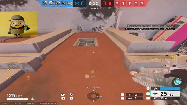 Как поймать самого наглого читера в Rainbow Six Siege. смотреть онлайн