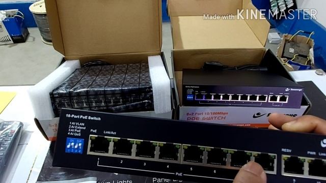 Poe Switch 8+2 10/100mbps With Vlan Function Secureye смотреть онлайн
