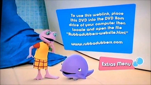 DVD Menu Walkthrough to Rubbadubbers Bathtime Scramble