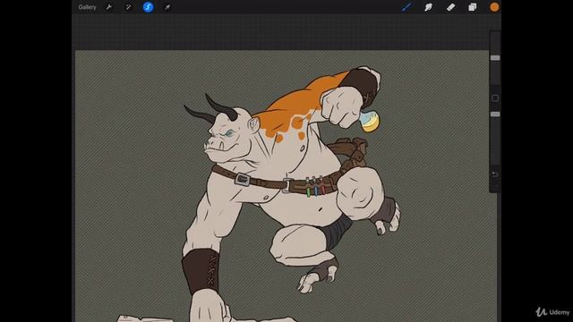 The Digital Painting. Lesson 09. Cell Shading Style. Part 49 - Flat Colors смотреть онлайн