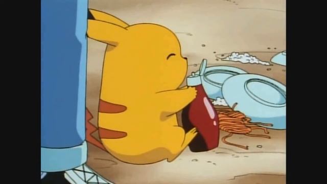 Pikachu Licks Ketchup For An Hour