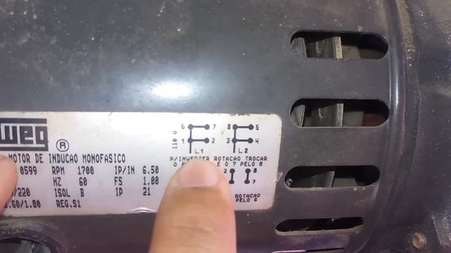 Como mudar a voltagem do motor monofásico. 220/110. смотреть онлайн