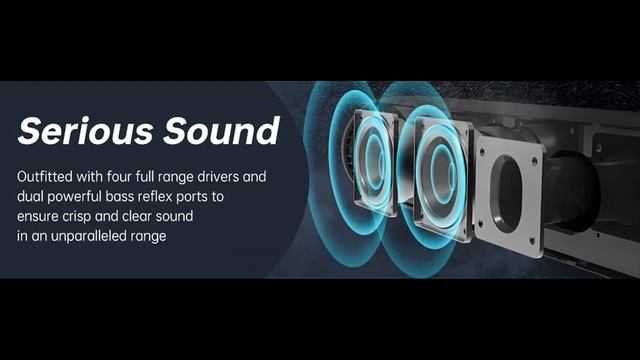 Sound Bar, BESTISAN 80 watts 33.5 inch Sound Bars for TV with Bluetooth 5.0 смотреть онлайн