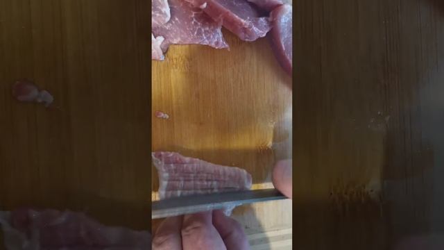 Шницель из свинины  #рецепт #cooking #еда #елимясомужики