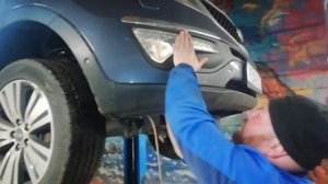 Замена ламп птф Kia Sportage 3