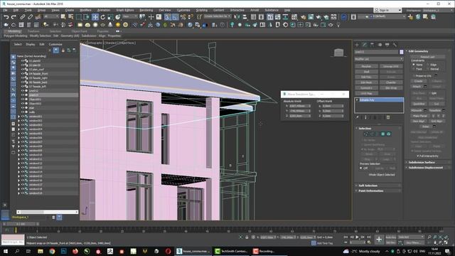 Modern Cottage Modeling. Timelaps. Моделирование современного коттеджа смотреть онлайн