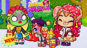 Аватар ворлд НОВОГОДНИЕ ЗОМБИ. Кира и Аня с НИМИ