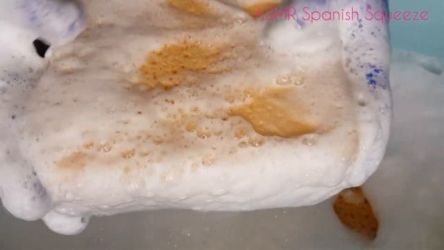 ASMR💜Sudsy Laundry Detergent 💙Asmr Sponge Squeezing Mini Grout Sponges🤤rinsing💜asmr Oddly Satisfyin