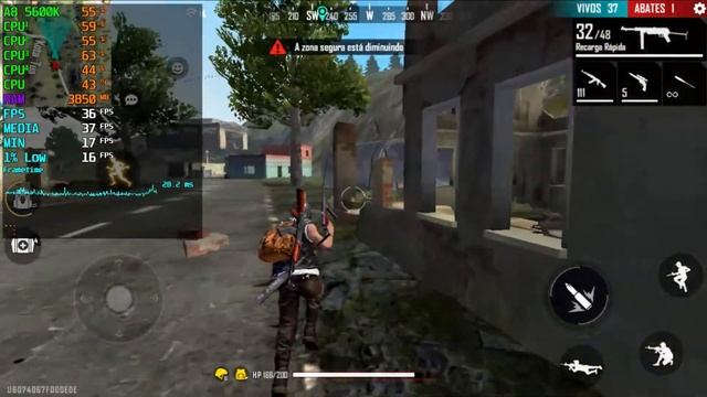 PC BARATO QUE RODA FREE FIRE E OUTROS JOGOS - (A8 5600K + 8GB DE RAM) смотреть онлайн