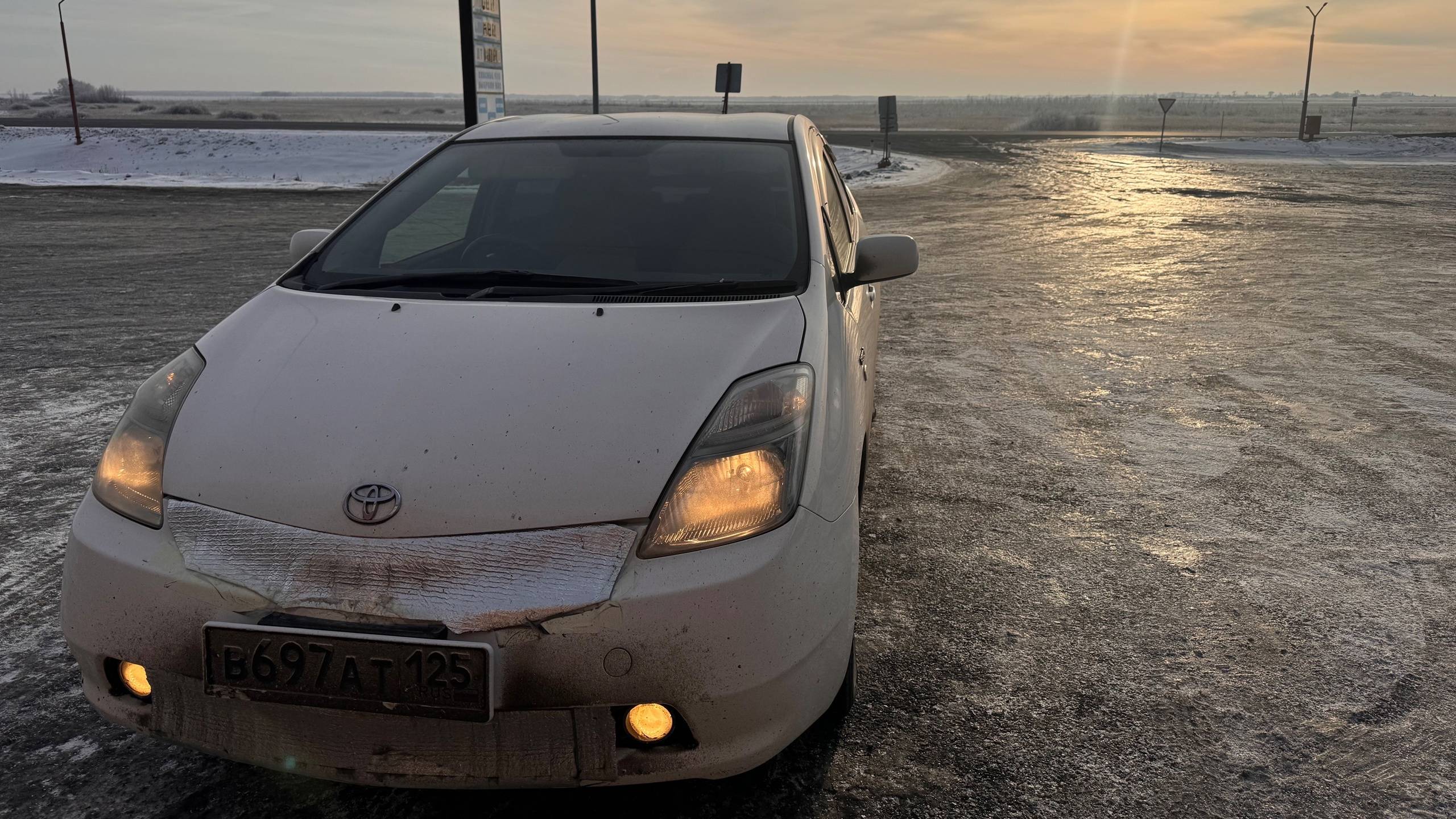 Перегон Toyota Prius20 2009 на 10000км часть3