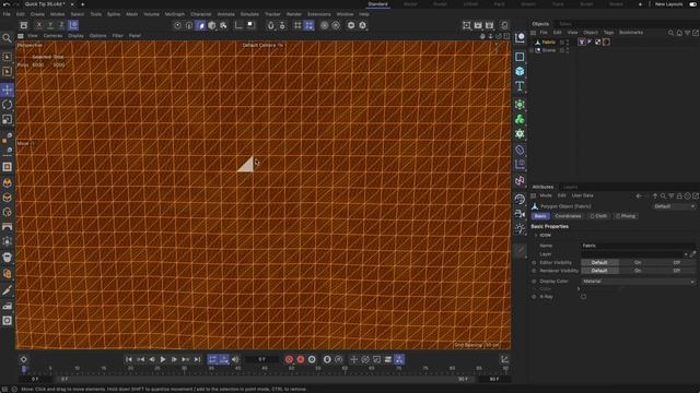 #C4DQuickTip 35_ How to avoid hanging fabric to be pulled to the side in Cinema 4D смотреть онлайн