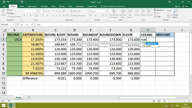 Excel round formula and its types | how to round off in excel | Excel Tutoring смотреть онлайн