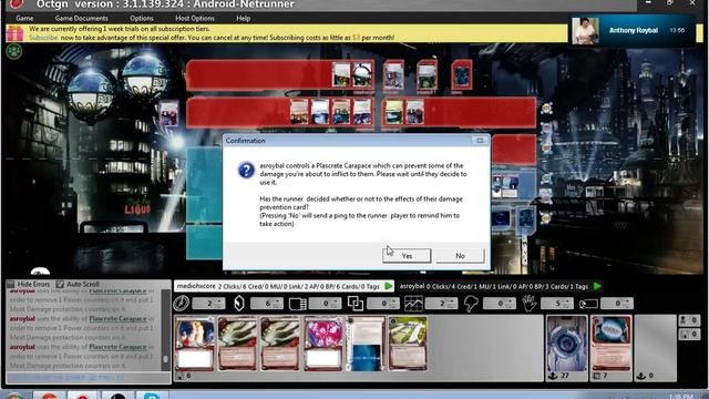 Android: Netrunner Regionals Testing Cambridge PE vs Andy (Asroybal) смотреть онлайн