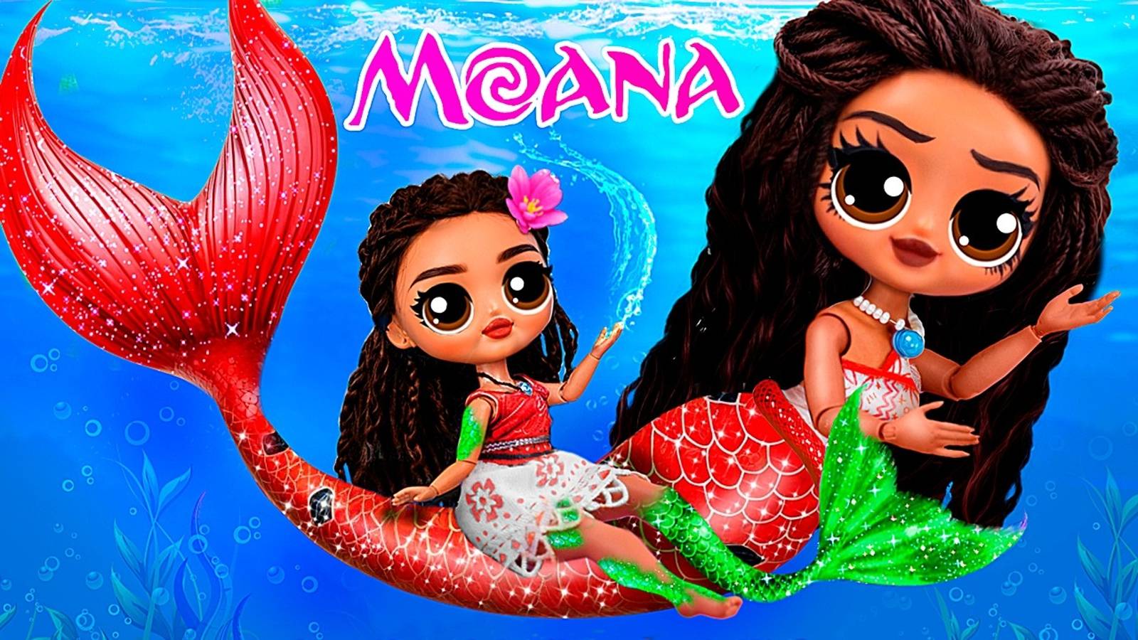 Моана 2 растёт: Из девочки в русалку! 32 идей для ЛОЛ смотреть онлайн