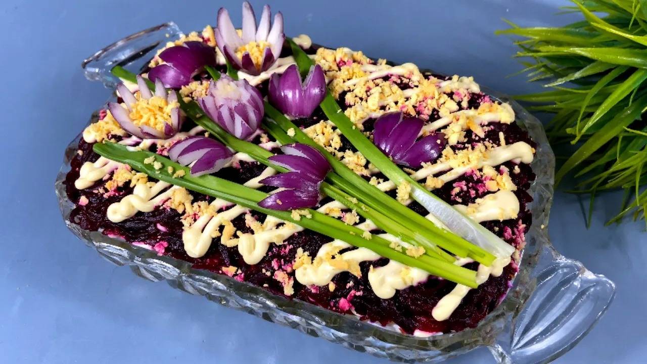 Салат "Стрекоза любви" его НИКТО не знает и не ГОТОВИТ! Вкуснее не ПРИДУМАТЬ, не салат, а ЧУДО! смотреть онлайн