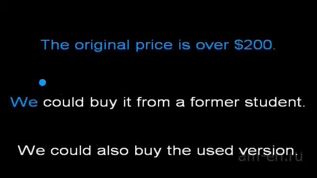 School Life: Buying Textbooks (English conversation) смотреть онлайн