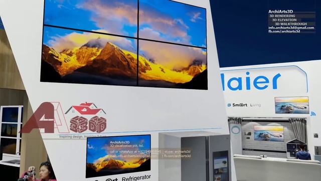 3D-Haier's 2017 CES Booth! смотреть онлайн