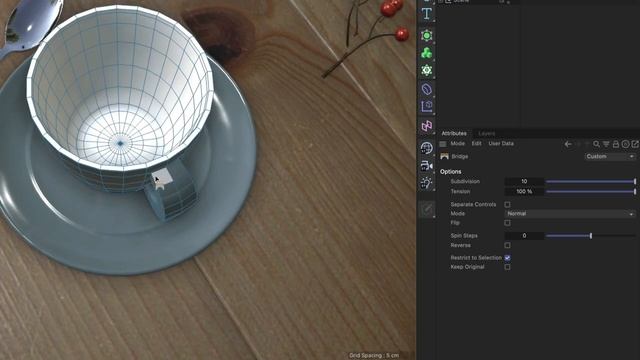#C4DQuickTip 36_ How to use the Bridge tool's normal modes in Cinema 4D смотреть онлайн