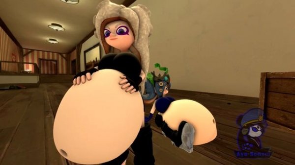 (splatoon vore) double pred, double prey