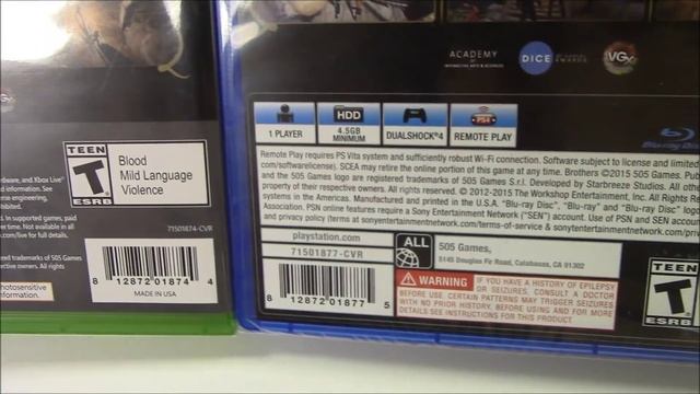 Brothers A Tale Of Two Sons With Bonus Content (PS4 / Xbox One) Unboxing!!