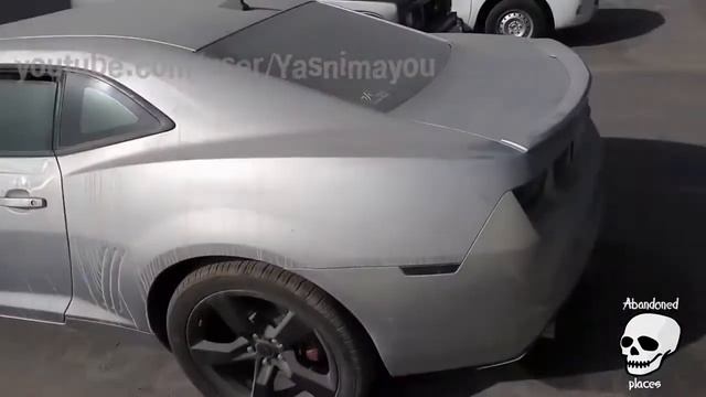 Abandoned cars in Dubai - Chevrolet Camaro RS. Abandoned sport cars in Dubai смотреть онлайн