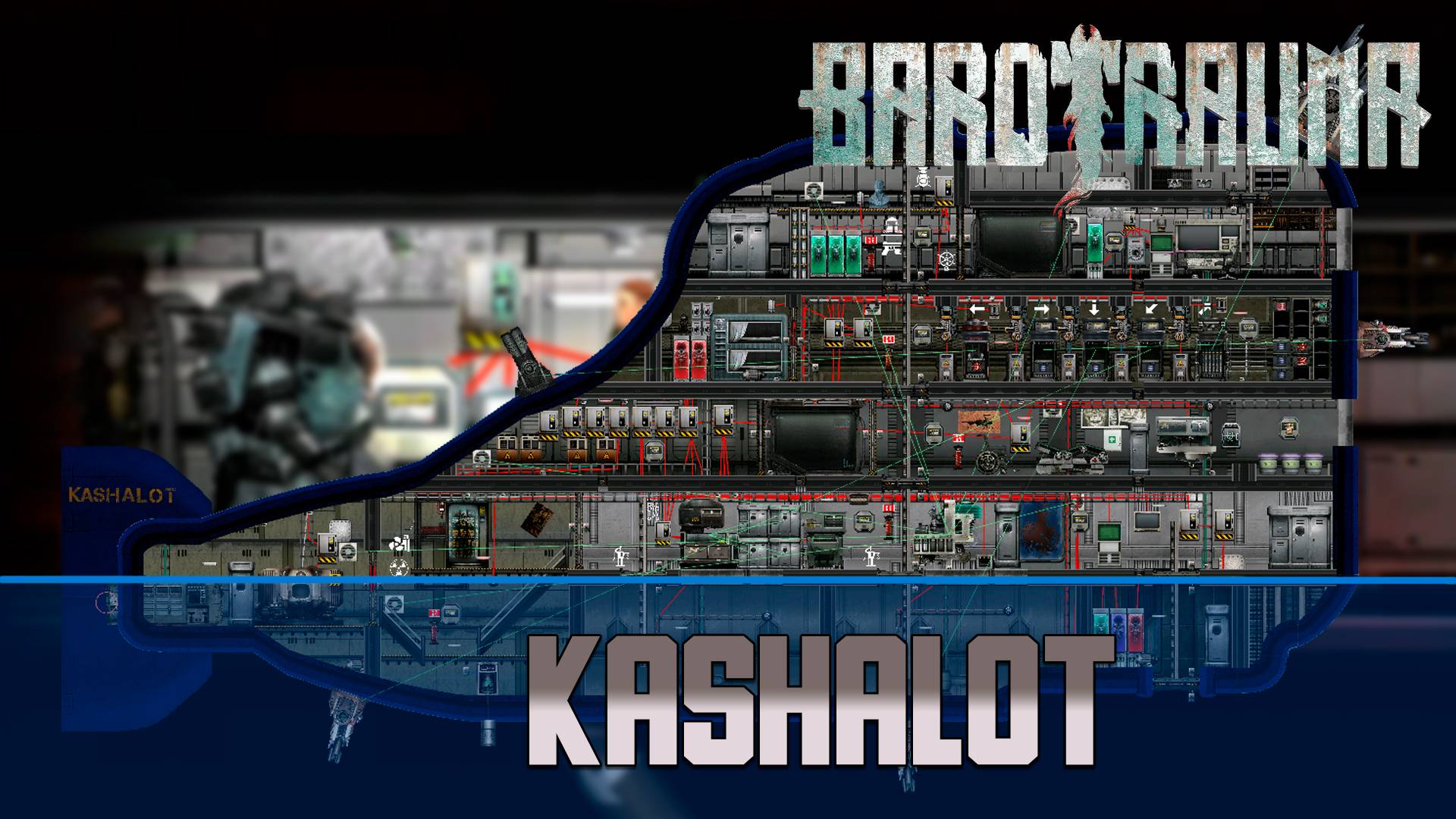 Barotrauma Kashalot | Боевая подлодка 3 уровня смотреть онлайн