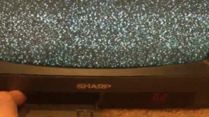 Old Sharp TV from 1988