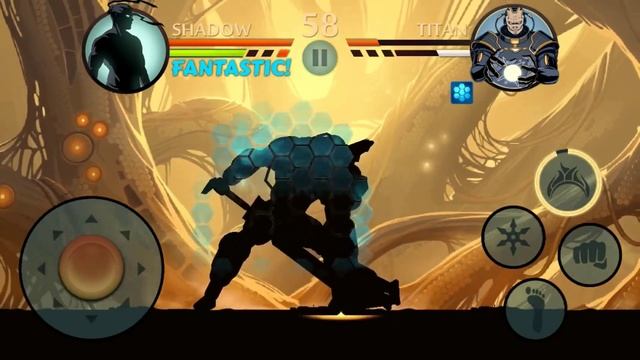Shadow fight 2, beating Titan unarmed смотреть онлайн