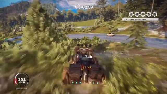 Just Cause 3 Offroad Spinning