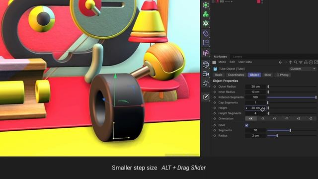 #C4DQuickTip 50_ How to adjust the step size of sliders using modifier keys in Cinema 4D смотреть онлайн