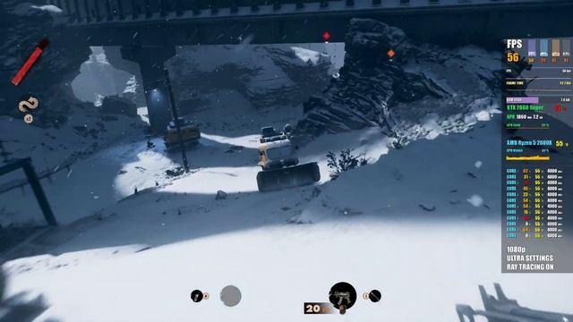RTX 2060 SUPER+RYZEN 5 2600X in Deathloop RAY TRACING ON смотреть онлайн