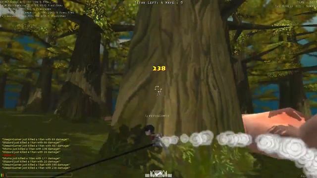 Attack On Titan Tribute Game Multiplayer | Forest 3 Horde Mode | Part 7