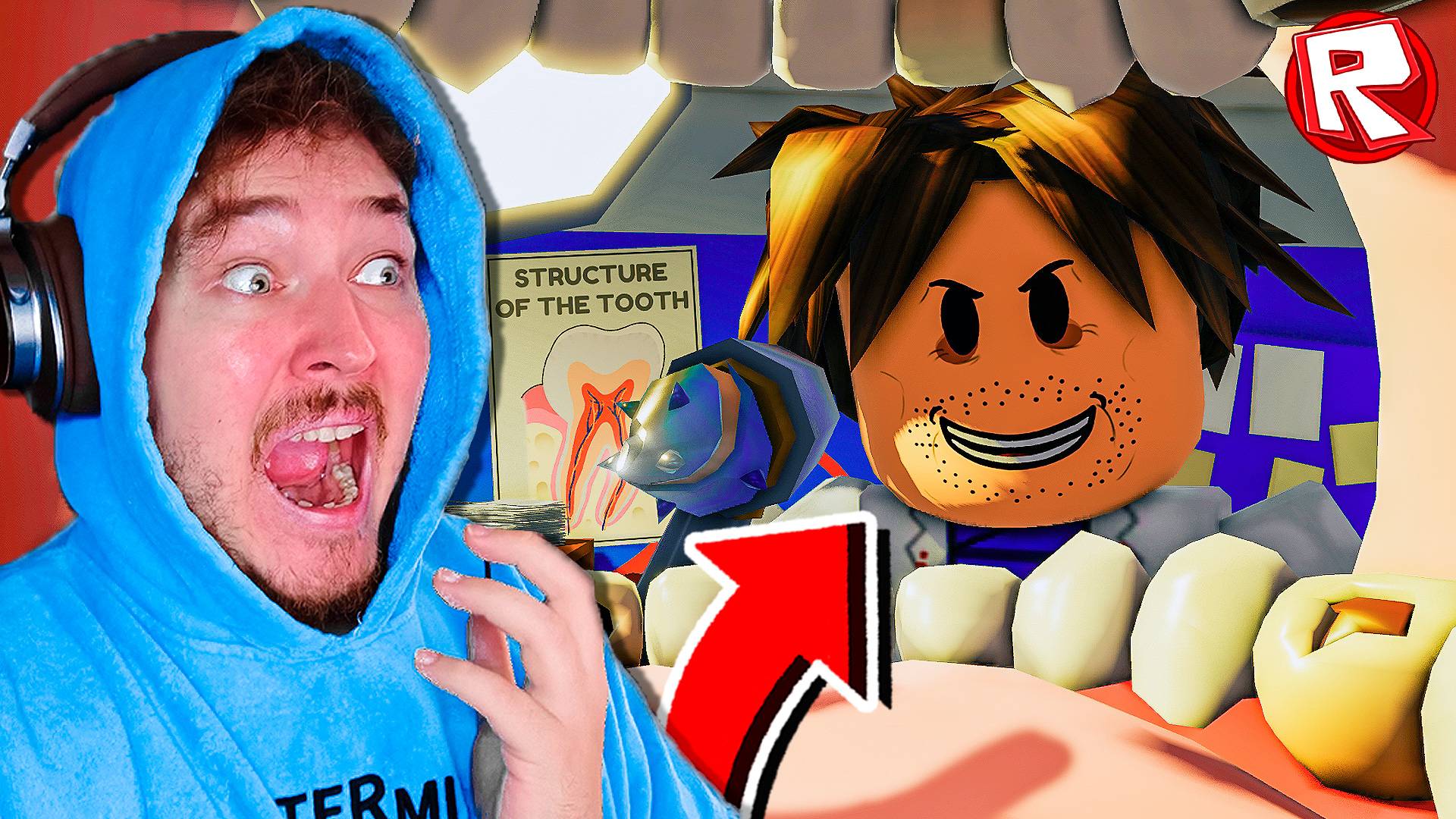 Мега Побег из Стоматологии в Roblox смотреть онлайн