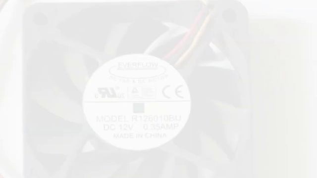 EVERFLOW R126010BU 12V 0.35A 3wires Cooling Fan смотреть онлайн