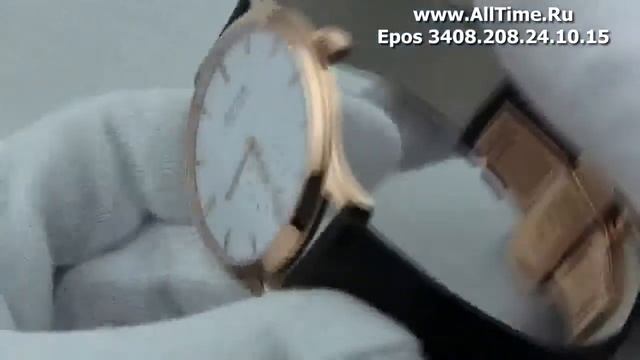 Мужские наручные швейцарские часы Epos 3408.208.24.10.15 смотреть онлайн