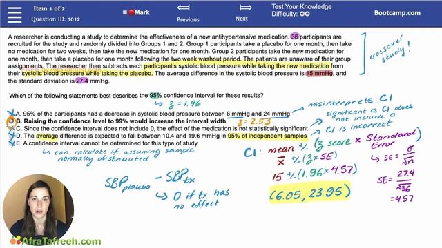 6.1 Confidence Intervals - Practice Question atf смотреть онлайн