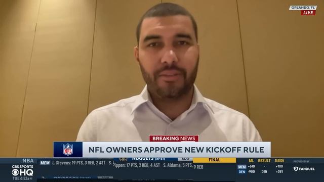 NFL Owners APPROVE new kickoff rule | CBS Sports смотреть онлайн