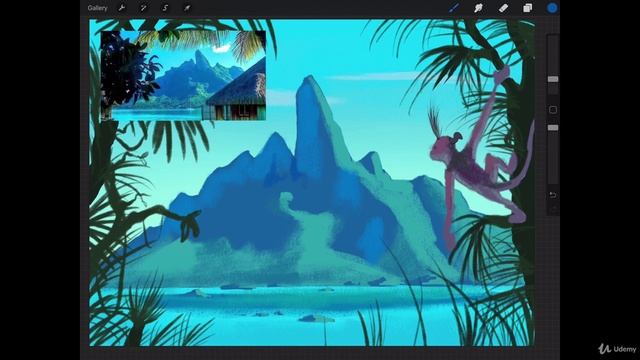 The Digital Painting. Lesson 13. Painterly Style. Part 90 - Refining the Painting смотреть онлайн