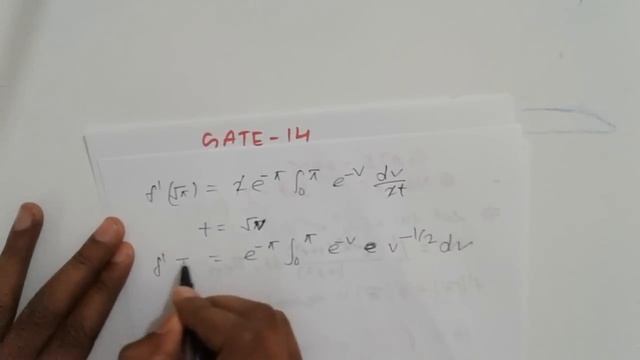 GATE- 2016 Q.36 MATHS ANSWER KEY, DIFFERENTIATION UNDER INTEGRAL SIGN(DUIS) смотреть онлайн